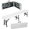 Palm Springs 6ft Folding Plastic Bench