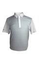 Ashworth Mens Front Panel Print Polo