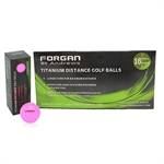 2x16 Forgan Golf Titanium Distance Golf Balls PINK