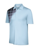 Adidas Mens ClimaCool Plaid Fade Polo