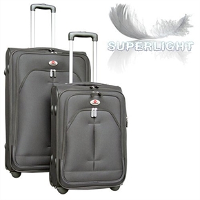 Swiss Case SUPERLIGHT 2 Piece Wheeled Suitcase Set