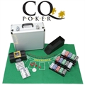 CQ Poker Deluxe Set inc Chips, Cards, Shuffler
