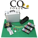 CQ Poker Deluxe Set inc Chips, Cards, Shuffler