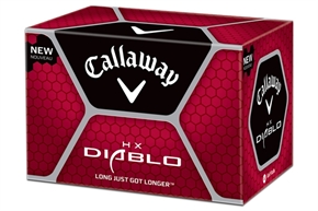 12 Callaway HX Diablo Golf Balls PERSONALISED
