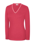Ashworth Ladies V-Neck Cotton Sweater