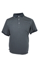 ASHWORTH BOLD STRIPED POLO W/ TRIM