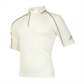 Woodworm Cricket Shirt MAROON TRIM