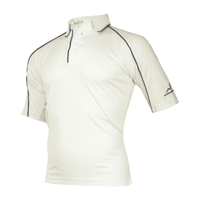 Woodworm Cricket Shirt NAVY TRIM