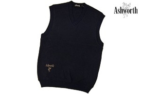 Ashworth Junior Fleece Slipover - NAVY