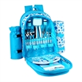 Confidence Picnic Backpack BRIGHT BLUE POLKADOTS
