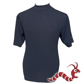 Woodworm Golf Short Sleeve Mock Shirt BLACK