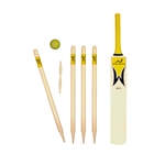 Woodworm Junior Cricket Set - Yellow Size 6