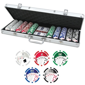 CQ Poker 500 High Roller NUMBERED Poker Chips