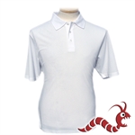Woodworm Golf Plain Polo Shirt WHITE