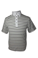 ASHWORTH 3 TONE STRIPED POLO SHIRT