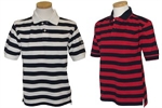 Ashworth Junior Oxford Stripe Golf Shirt