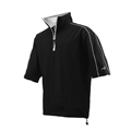 Woodworm Golf Waterproof Half Sleeve Top BLACK