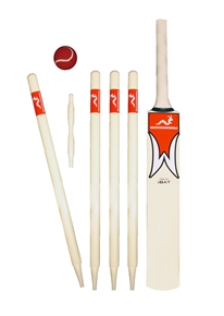 Woodworm Junior Cricket Set - Red Size 4