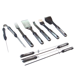 Palm Springs Deluxe 10 Piece BBQ Set