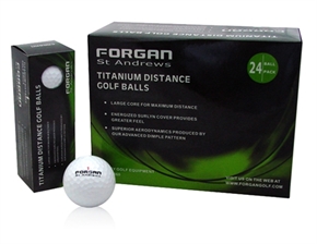 Forgan Titanium Distance Golf Balls - PERSONALISED
