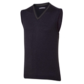 Ashworth Mens Melange Pima V-Neck Vest