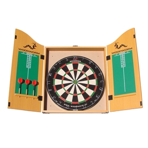 Woodworm Classic Darts Set w/ Bristle Board