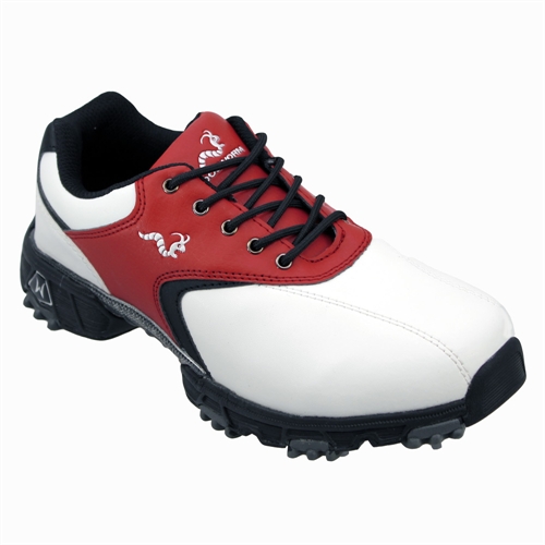 Woodworm Golf Junior Golf Shoes White/Red