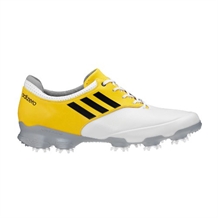 Adidas Adizero Tour WD Golf Shoes - White Yellow