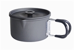 1L Hard Anodized Aluminium Pot by Camping.co.uk