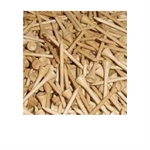 500 Wooden Golf Tees - 2 3/4