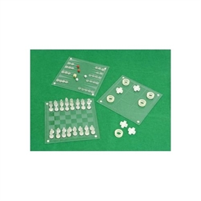 CQ 4-in-1 Glass Gaming Set