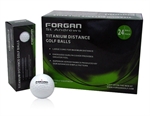 3 x 24 Forgan Golf Titanium Distance Golf Balls