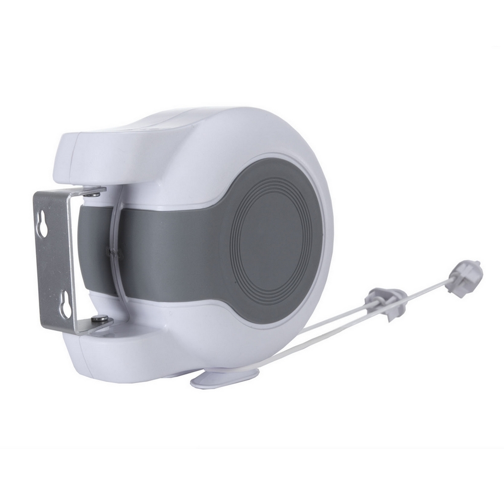 Homegear Wall Mounted Retractable Reel 30m Clothes Washing Line eBay