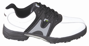 Forgan Leather Waterproof Golf Shoes White/Black