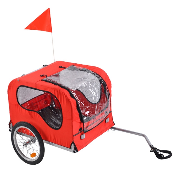 Confidence Folding Pet Bike Trailer Bicycle Dog Tansport Carrier Cart