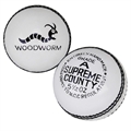 Woodworm Supreme County 5 1/2oz Cricket Ball WHITE