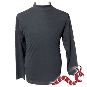 Woodworm Golf Long Sleeve Mock Shirt BLACK