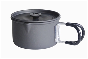 1L Hard Anodized Aluminium Pot by Camping.co.uk