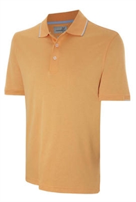Ashworth Mens EZ-Tech Solid Fashion Polo Mandarin