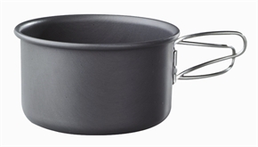 0.5L Hard Anodized Aluminium Pot by Camping.co.uk