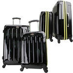 Swiss Case 4 Wheel EZ2C 2Pc Suitcase Set FLUVO