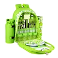 Confidence Picnic Backpack BRIGHT GREEN POLKADOTS