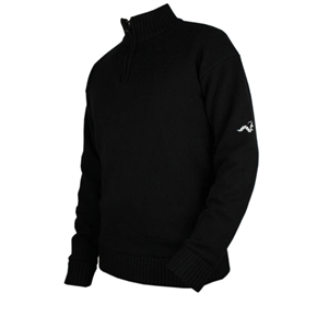Woodworm Golf Lined Wool Half Zip Sweater