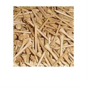 500 Wooden Golf Tees - 2 3/4