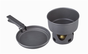 5pc Cook Set inc Burner by Camping.co.uk