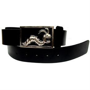 Woodworm Leather Full Buckle Belt 