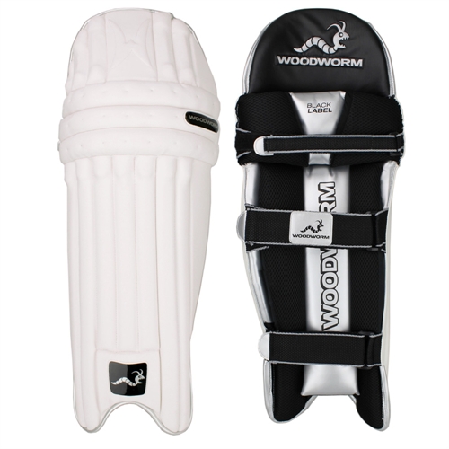 Woodworm Cricket BLACK LABEL Mens Batting Pads Woodworm Direct