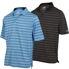 Woodworm Golf PowerDry Stripe Golf Shirts - 2 Pack