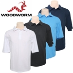 Woodworm Golf Polo Shirts - 4 pack