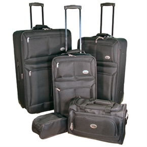 Confidence Luggage 5 Piece Suitcase Set